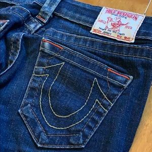 True Religion Dark Blue Wash Denim 25